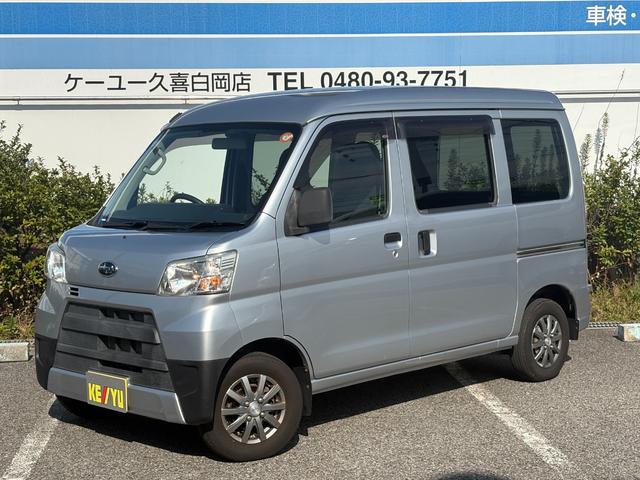 サンバーバン(スバル) トランスポーター　禁煙車　５ＭＴ　２０２４年製ブリジストンタイヤ　パートタイム４ＷＤ　キーレス　ルーフシェルフ　プライバシーガラス　ＥＴＣ 中古車画像