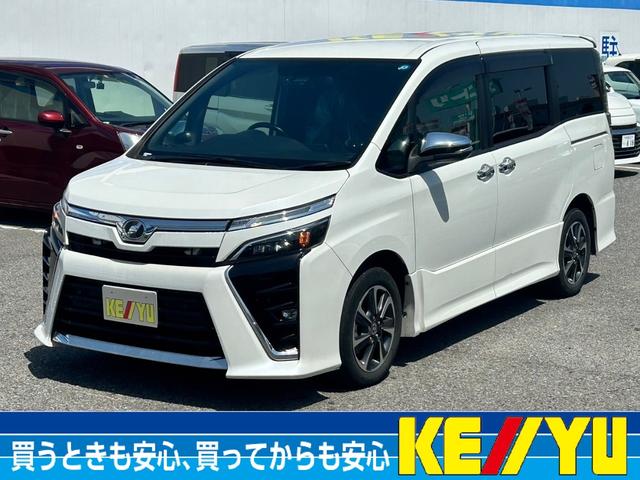 トヨタ ヴォクシー ＺＳ　煌ＩＩ　ワンオーナー　衝突被害軽減ブレーキ　純正１０インチナビ　フリップダウンモニター　純正プレミアムサウンドシステム　ＨＤＭＩ　フルセグＴＶ　ＤＶＤ　Ｂｌｕｅｔｏｏｔｈオーディオ　両側パワースライドドア