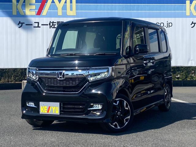 ホンダ Ｎ－ＢＯＸカスタム Ｇ・ＥＸターボホンダセンシング　禁煙車　８型ナビ　両側電動スライドドア　車線逸脱警報　コーナーセンサー　追従クルコン　地デジ　ＢＬＵＥＴＯＯＴＨ　ＬＥＤルームランプ　革巻ステア　ＥＴＣ　ＬＥＤ　フォグ　純正１５ＡＷ　　ＵＳＢ