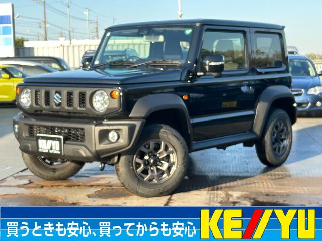 スズキ ジムニーシエラ ＪＣ／スズキセーフティサポート／ワンオーナー／切替式４ＷＤ／　禁煙車／走行９ＫＭ／２０２３年製タイヤ／ダウンヒルコントロール／衝突被害軽減システム／レーンアシスト／オートクルーズ／シートヒーター／ＬＥＤヘッドライト／フォグ／アイドリングストップ／純正ＡＷ／保証書