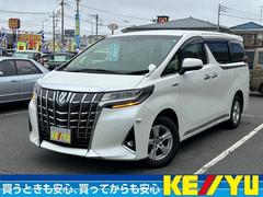 トヨタ　アルファードハイブリッド　Ｘ衝突軽減【禁煙車●８人乗●４ＷＤ●走行３６，８８０ｋｍ】　【後期モデル●２０２３年製ＢＳ夏タイヤ】【１０型Ｂｌｕｅｔｏｏｔｈオーディオ対応ＳＤナビ●フリップダウンＭ　Ｂカメラ　２．０ＥＴＣ●ユピテル製ドラレコ前後２カメラ】両側自動ドア