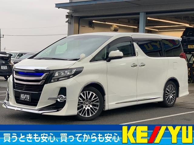 トヨタ アルファード ２．５Ｓ　Ｃパッケージ／モデリスタフルエアロ／ＴＲＤグリル／　走行５０２７６ＫＭ／ツインモニター／純正１０インチナビ／フリップダウンモニター／両側ＰＳＤ／ハンドルヒーター／クルコン／フルセグ／Ｂｌｕｅｔｏｏｔｈ／Ｂカメラ／ハーフレザーシート／電動リアゲート