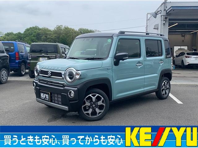 スズキ ハスラー ＪスタイルＩＩ／ワンオーナー／純正９型ナビ／全方位モニター／　届出済み未使用車／走行距離４ｋｍ／ツートンカラー／ルーフレール／衝突被害軽減Ｓ／レーンアシスト／コーナーセンサー／シートヒーター／フルセグ／ＣＤ／ＤＶＤ／Ｂｌｕｅｔｏｏｔｈ接続／ＬＥＤヘッドライト