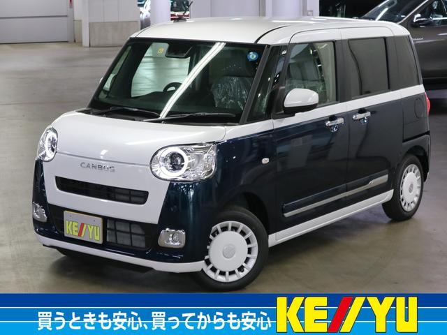 ムーヴキャンバス ストライプスGターボ 新品ナビ取付 パノラマ