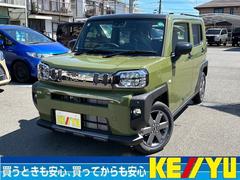 ダイハツ　タフト　Ｇターボ　ダーククロムベンチャー衝突軽減【届出済未使用車】　【走行５ｋｍ】【新品ＳＤナビ取付付】【パノラマモニター対応カメラ●スマートクルーズパック】スカイルーフ　シートヒーター【レーンキープ●誤発進抑制●ＡＤＢ