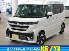 スペーシアカスタム ハイブリッドXSターボ 届出済未使用車 デュアルセンサーブレーキサポートII 全方位モニター付9インチナビ HUD シート&ステアヒーター 両側電動スライド オットマン サーキュレーター パドルシフト フルセグ BTオーディオ LEDライト 中古車画像