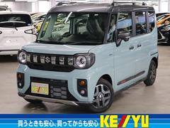 スペーシアギア ハイブリッドXZターボ 届け出済み未使用車 DSBSII 全方位モニター付メモリーナビ HUD シート&ステアヒーター オットマン 両側電動スライド BTオーディオ フルセグTV スリムサーキュレーター 後席テーブル&サンシェード LEDライト ルーフレール 中古車画像