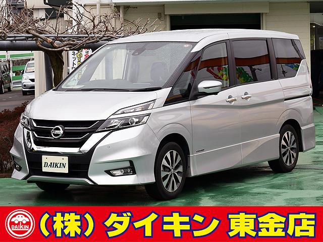 日産 セレナ ハイウェイスター　ＶセレクションＩＩ　大画面ナビＴＶ　アラウンドビューＭ　両側自動ドア　コーナーセンサー　ブルートゥース