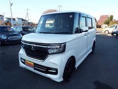 N-BOXカスタム G・EXターボホンダセンシング 禁煙車前後ドライブレコーダー社外ナビTV社外アルミバックカメラ両側電動スライドドア 中古車画像