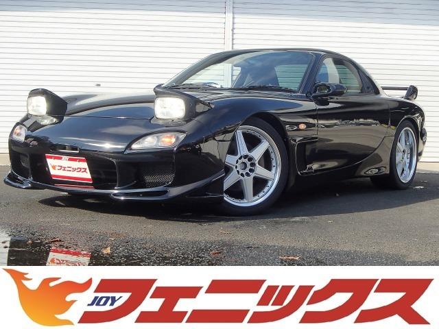 マツダ ｒｘ ７タイプｒｓ 修復歴無し アラゴスタ車高調 オートエグゼスプリング オートエグゼマフラー ｍｏｍｏステアリング ｓｄナビ クイックシフター ｒｅｃａｒｏセミバッケットシート レーシングハート１８アルミ 圧縮計測済の中古車 車体価格499 9万円 1999 平成