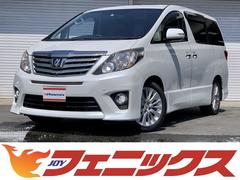 トヨタ　アルファード　２４０Ｓ　７人乗☆Ｗサンルーフ☆メーカーフルセグナビ☆プレミアムサウンド☆フリップダウンモニタ☆パノラミックビューモニタ☆ＥＴＣ☆キャプテンシート＆オットマン☆ＨＩＤオートライト☆Ｗパワスラ☆クリアランスソナー