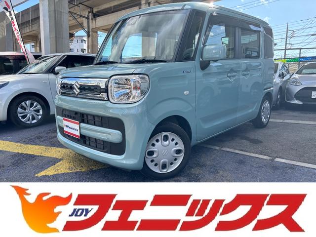 スペーシア ハイブリッドＸ　☆修復歴無し☆走行０．８万キロ☆車検Ｒ７／１２☆試乗ＯＫ☆全方位パッケージ☆８インチナビ☆フルセグ☆Ｂｌｕｅｔｏｏｔｈ☆両側自動ドア☆衝突軽減ブレーキ☆シートヒーター☆ヘッドアップディスプレイ☆ソナー