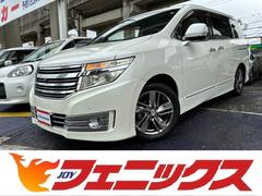 日産　エルグランド　ライダー　黒本革シート　マニュアルシート　黒革仕様☆ダブルサンルーフ☆大型後席モニター☆全方位カメラ☆両側自動ドア☆メーカーナビ☆地デジ☆７人乗り☆オットマン☆ＨＩＤヘッドライト☆フォグ☆ＥＴＣ☆修復歴無し☆禁煙☆５万キロ台☆車検Ｒ７