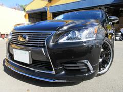 LS LS460 バージョンL 純正ナビ バックカメラ マークレビンソンオーディオ リアエンターテイメントシシテム 黒革シート 3眼LEDヘッドライト パワートランク サンルーフ モデリスタエアロ BBS20AW エンジンスターター 中古車画像