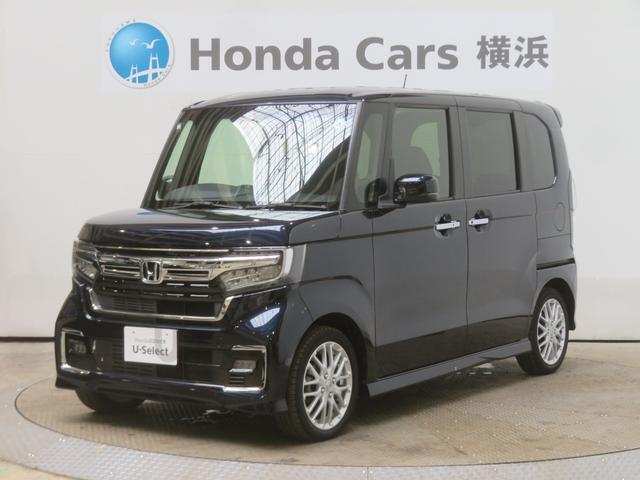 ホンダ Ｎ−ＢＯＸカスタム Ｌターボ　当社レンタカーＨｏｎｄａＳＥＮＳＩＮＧ純正ドラレコメモリーナビリアカメラＥＴＣ追突軽減ブレーキ誤発進抑制機能両側電動スライドＢｌｕｅｔｏｏｔｈオーディオ対応ＬＥＤヘッドライト　地デジフルセグＴＶ　禁煙