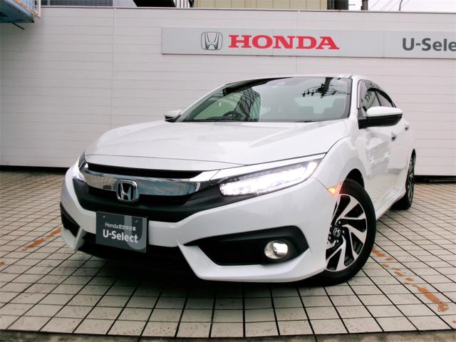 シビック(ホンダ) セダン　ＨｏｎｄａＳＥＮＳＩＮＧ純正ドラレコＭナビＲカメラＥＴＣオートワイパー　ワンオーナ　Ｂモニター　フルオートエアコン　衝突軽減　ＤＶＤ再生可能 中古車画像