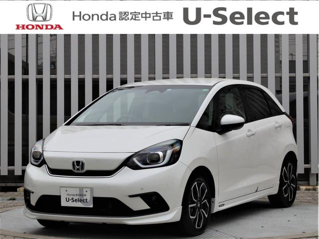 ホンダ フィット ｅ：ＨＥＶホーム　純正９インチナビ　リアカメラ　フルエアロ
