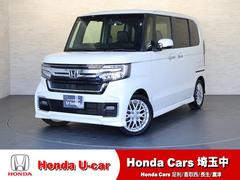 N-BOXカスタム Lターボ 純ナビ 両パワスラ 両シートヒーター 純アルミ 地デジチューナー 衝突軽減ブレーキサポート LEDヘッドライ アイドリングS ターボエンジン PS カーテンエアバック エアバック USB AAC PW 中古車画像