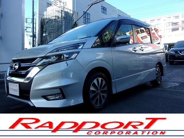 日産 セレナ ハイウェイスター　プロパイロットエディション　エマージェンシーブレーキ　１オーナー　記録簿　９インチナビ　地デジ　ブルートゥース　バックカメラ　ＥＴＣ　ドラレコ　スマートキー　両側パワースライド　シートバックテーブル　ＬＥＤライト　純正１６インチ