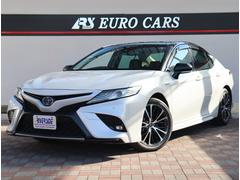 カムリ WSレザーパッケージ フルセグ バックカメラ 黒革 シートヒーター LED パワーシート クルコン ETC トヨタセーフティセンス ステリモ パドルシフト オートAC 中古車画像