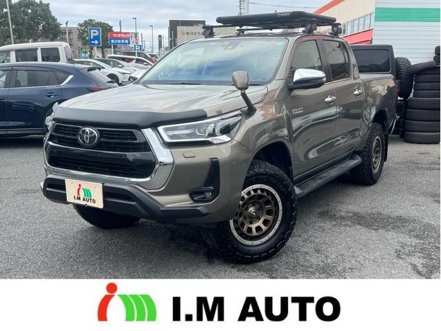 ハイラックス(トヨタ) Ｚ　ワーク１７アルミ　ルーフラック　トノカバー　ベッドライナー　ナビ　バックカメラ　フルセグＴＶ　ドラレコ 中古車画像