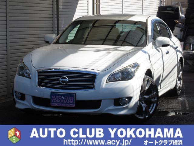 フーガ(日産) ３７０ＧＴ　タイプＳ　黒革　専用バンパー＆２０アルミホイール＆スポーツサスペンション　地デジＴＶ　本革　ミュージックプレイヤー接続可　記録簿　盗難防止装置　クルーズコントロール　パワーウィンドウ　エアバッグ 中古車画像