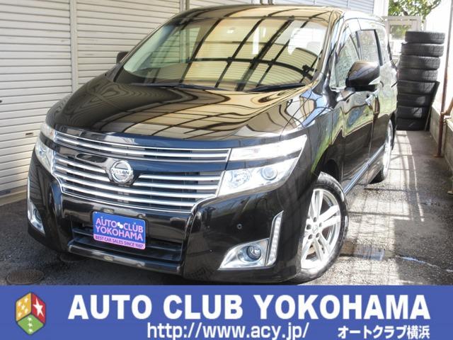 エルグランド（日産）３５０ハイウェイスター　両側パワースライドドア　純正ナビＴＶ＆フリップダウンモニター　禁煙車　パワーウィンドウ　オートエアコン　キーレスエントリー　記録簿　３列シート　ＨＤＤナビ　バックモニター　両側自動スライドドア 中古車画像