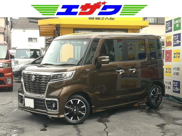 ハイブリッドＸＳターボ　４ＷＤ　衝突被害軽減ブレーキ　両側パワースライドドア　ナビ　テレビ　ハーフレザーシート