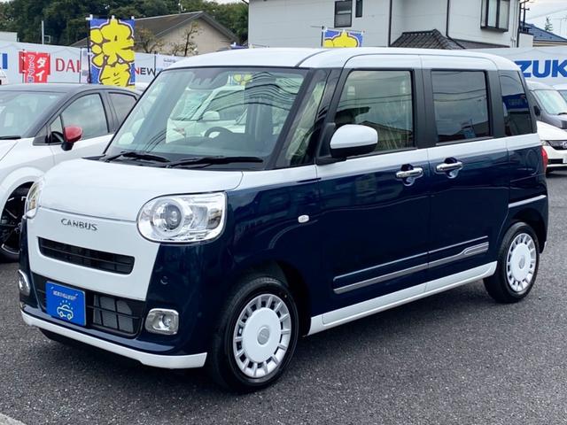 純正ナビ付のムーブキャンバス入荷しました！ 【低金利１．９％／最長１２０回】　頭金・ボーナス加算なしも可能です！！