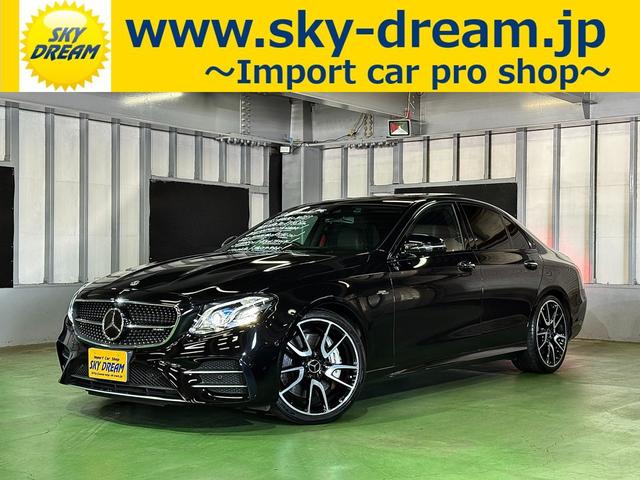 Ｅクラス(AMG) Ｅ５３　４マチック＋　レーダーセーフティパッケージ　パノラマサンルーフ　ハーフレザーシート　ＬＥＤライト　シートクーラー　ナビ地デジ　全方位カメラ　２０ＡＷ　液晶メーター　前後センサー　ＨＵＤ　ブルメスター　６か月保証付き 中古車画像