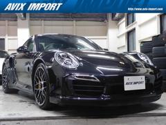 911 911ターボS 右H正規D スポクロ カーボンインテ 灰革 水平対向6気筒ツインターボ 7速PDK 18wayパワーシート 社外ディスプレイオーディオ Bカメ BOSE LEDライト 電動スポイラー PASM&PDCC&PTV+&Rアクスル PCCB 20AW 中古車画像