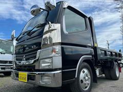 三菱ふそう　キャンター　２ｔ積み全低床ダンプ　５速ＭＴ　４ナンバー車　２ｔダンプ