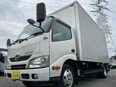 デュトロ 跳ね上げゲート付1.7t積み標準ロングアルミバン 1.7t積み標準ロングアルミバン 5速MT 車検R8年10月21日 荷台内寸長435幅176高208cm ラッシングレール2段 パブコ製オートターンゲート蓋 昇降能力1000キロ 5t限定免許対応車 中古車画像