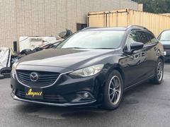 アテンザワゴン XD ディーゼルターボ 皮調シートカバー 記録簿取説 テレビ ドライブレコーダー バックカメラ ナビ TV オートクルーズコントロール アルミホイール オートライト 後席モニター スマートキー アイドリングストップ 電動格納ミラー AT 盗難防止システム ボーズ 中古車画像