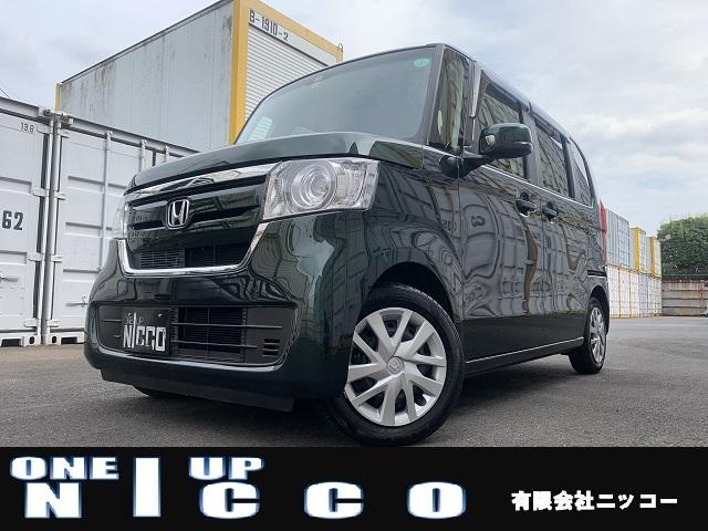 ホンダ n box その他 g lホンダセンシング ナビ装着用スペシャルパッケージプラスビルトインetc車載器 前後誤発進抑制 アダプティブクルーズ フルオート エアコン 運転席 助手席シートヒーター フルledオートライト ロールシェード 左パワドア