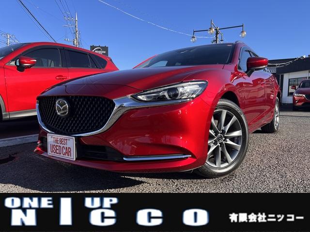 マツダ ＭＡＺＤＡ６ワゴン ２０Ｓ　プロアクティブ　純正オプション（ルーフレール・シャークアンティナ・ＥＴＣ・アップルカープレイ・アンドロイドオート・ＥＴＣ・レッドブレーキキャリパー）ハンドル＆シートヒーター・デュアルエアコン・メモリー付きパワーシート