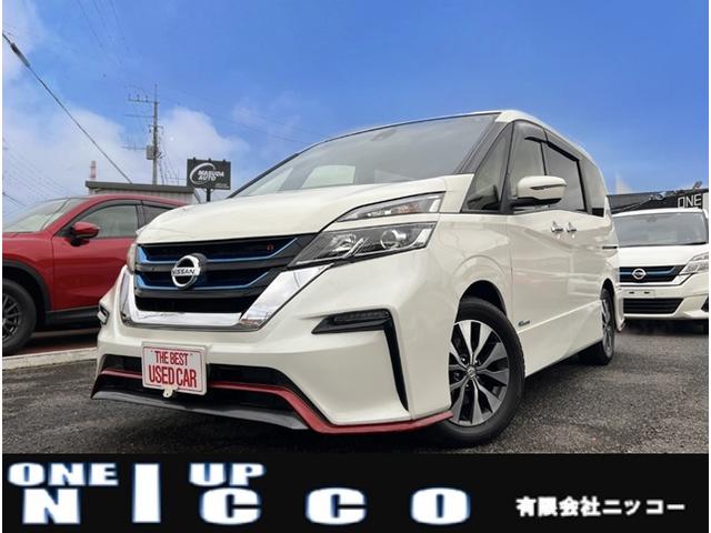 日産 セレナ ハイウェイスター　Ｖセレクション　Ｓ－ハイブリット・タイヤ４本新品・ニスモフロント＆リアバンパー・純正オプション録音機能付ナビ・ＫＥＮＷＯＯＤドラレコ・ＬＥＤヘッドライト＆ＬＥＤフォグ・両側パワー＆ハンズフリードア・リヤエアコン