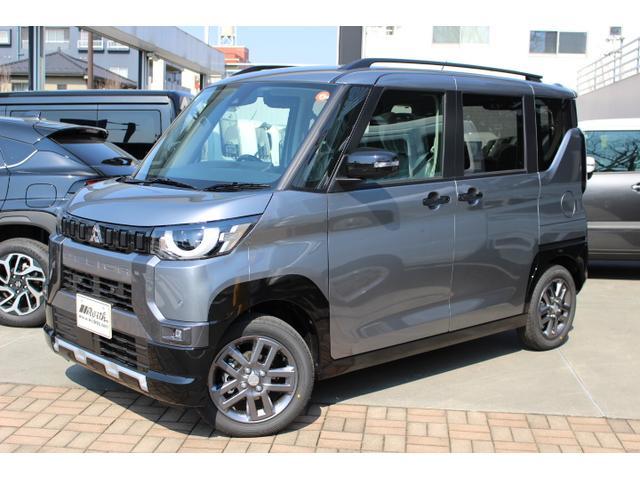 デリカミニ(三菱) Ｔ　プレミアム　届け出済み未使用車・４ＷＤ・ターボ・マルチアラウンドビューモニター・両側電動Ｓドア・ 中古車画像