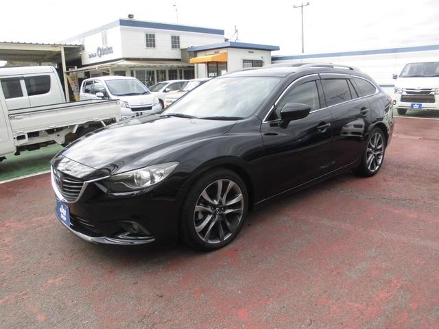 アテンザワゴン XD Lパッケージ 純ナビ地デジ バックカメラ ETC HIDライト 黒革シート 左右シートヒーター 左右パワーシート スマートキー バリ山タイヤ パドルシフト クルーズコントロール レーンアシスト 衝突被害軽減システム(1枚目)