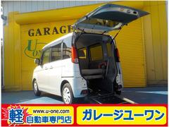 スペーシア  スローパー 電動ウインチ リアシート有り 衝突軽減ブレーキ スマキー CD ABS エアコン パワーステアリング パワーウインドウ 集中ドアロック デュアルエアバッグ AMFMラジオ 一年保証 中古車画像