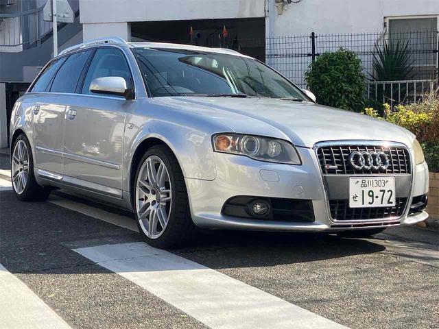 Ａ４アバント(アウディ) １．８スポーツライン　ドライブレコーダー　ＥＴＣ　　アルミホイール　　パワーシート　電動格納ミラー　シートヒーター　ＣＶＴ　　ＡＢＳ　リアトノカバー　パワーステアリング　タイミングベルト・ウォーターポンプ交換済み 中古車画像