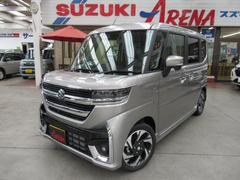 スズキ　スペーシアカスタム　ハイブリッドＸＳターボ　ハイブリッドＸＳターボ　スズキセーフティサポート装着車　禁煙車