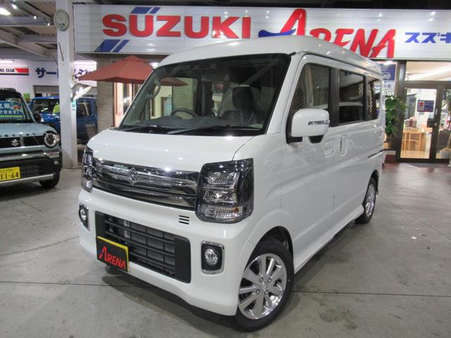 エブリイワゴン(スズキ) ＰＺターボスペシャル　スズキセーフティサポート装着車　禁煙車　届出済未使用車　両側スライドドア　プッシュスタート　アイドリングストップ 中古車画像