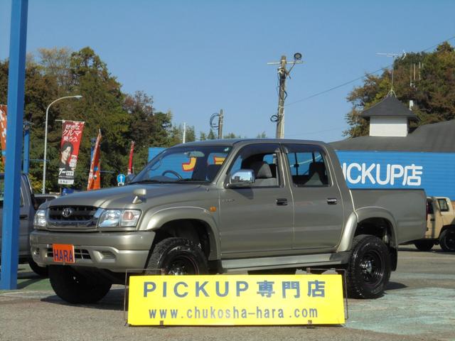 ハイラックススポーツピック(トヨタ) ダブルキャブ　ワイド　４ＷＤ　オートマ　ブラックホイール　荷台ライナー加工 中古車画像