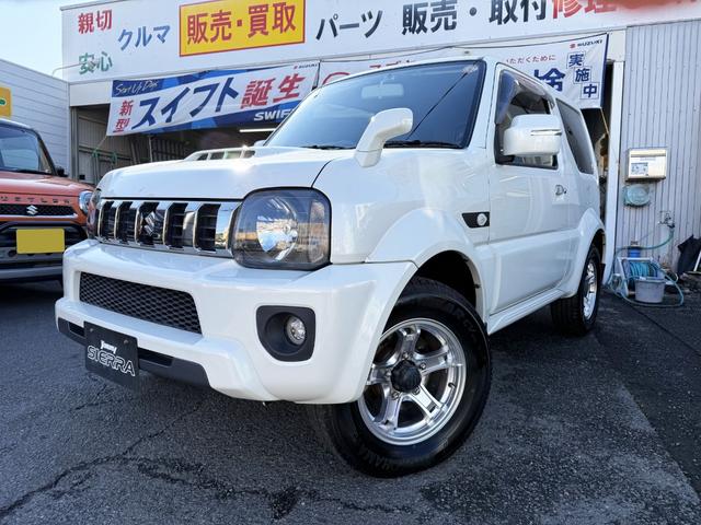 ジムニーシエラ最終型ランドベンチャー！ワンオーナー！ 専用サイドマーカーエンブレム！背面タイヤケース！アルミ＋スタッドレス付！