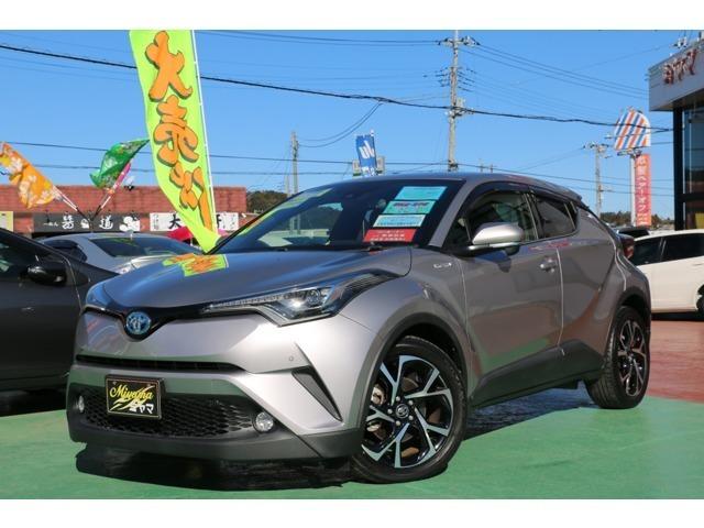 トヨタ Ｃ－ＨＲ Ｇ　走行１．８万キロ　禁煙車　ＬＥＤシーケンシャル　ＢＳＭ　純正ＳＤナビ地デジＢモニ　クリアランスソナー　ＲＣＴＡ　前席シートヒーター　衝突軽減ブレーキ　トヨタセーフティセンス　ハーフレザー　追従クルコン