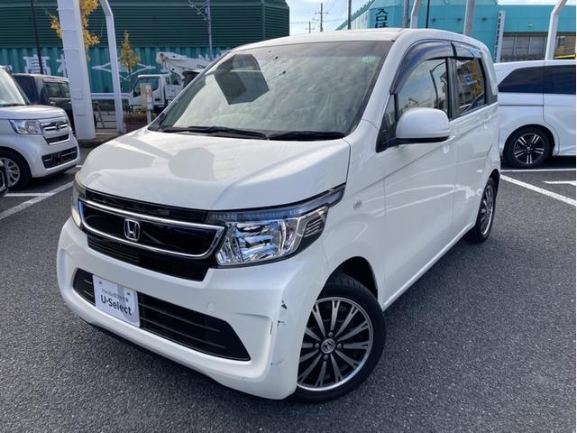 Ｎ−ＷＧＮ(ホンダ) Ｇコンフォートパッケージ　ナビ　リアカメラ　ＥＴＣ　ＣＴＢＡ　シートヒーター　サイド／カーテンエアバック　ＨＩＤ　アルミ　ドアバイザー　スマートキー　横滑り防止システム　追突軽減ブレーキ　ワンセグＴＶ　ＤＶＤ　オートエアコン 中古車画像