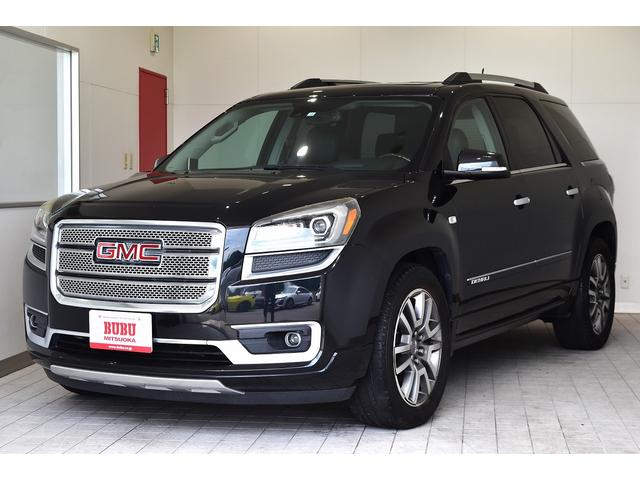 ＧＭＣ ＧＭＣアカディア デナリ　４ＷＤ　新車並行ブラック革　ＳＲナビＴＶＢカメラツインムーンルーフ　ブラックレザー　シートヒーター　ＥＴＣナビＴＶＢカメラ　キーレスエントリー　サードシート　キセノンヘッドライト　社外アルミ