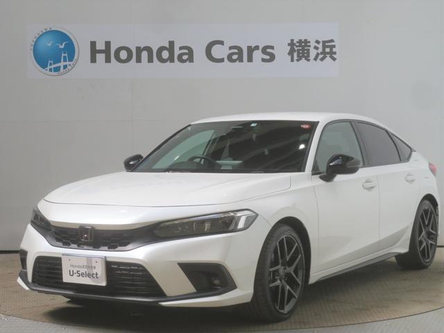 ホンダ シビック ＥＸ　ＨｏｎｄａＳＥＮＳＩＮＧ純正前後ドラレコワイヤレス充電ＭナビＲカメラ　ブルートゥースオーディオ　エアコン　オートマチックハイビーム　コーナーセンサー　１オーナー　レーダークルーズコントロール　記録簿