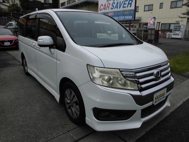 ステップワゴンスパーダ パワーエディション　後期モデル両側パワースライドドア　フルセグナビ　後席フフリップダウンモニター（1枚目）